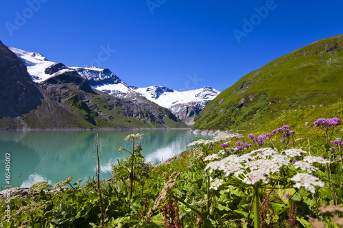 Schöne Alpenwelt am Mooserboden