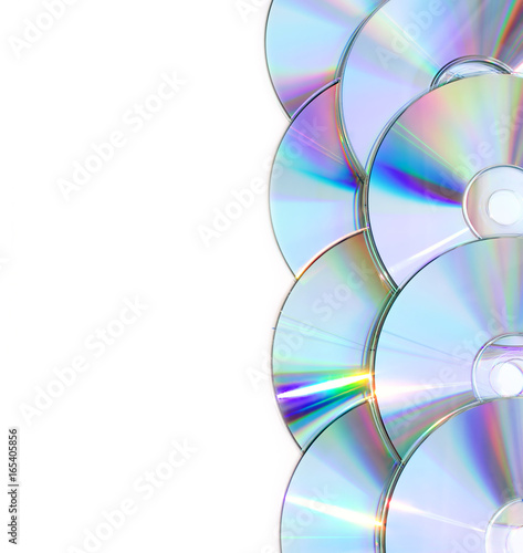 Background with CDs