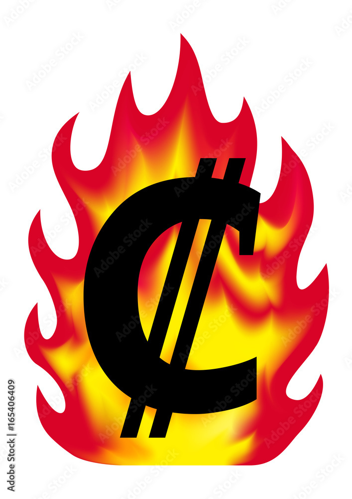 通貨記号 コロンマーク コスタリカ エルサルバドル Stock Illustration Adobe Stock