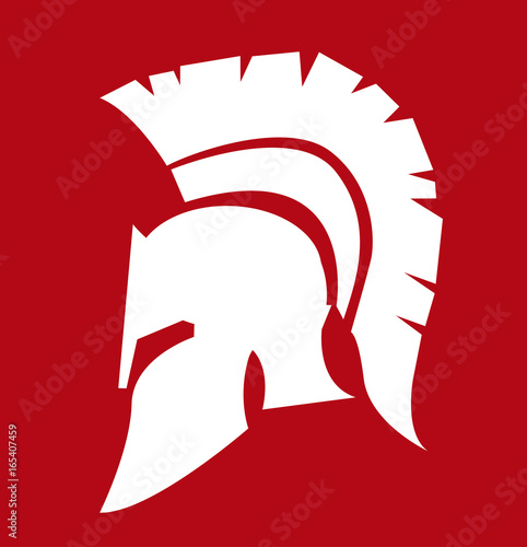 Greek, ancient helmet icon 