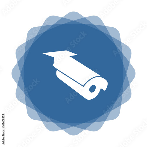 App Icon blau Kameraüberwachung