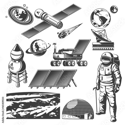 Vintage Space Elements Collection