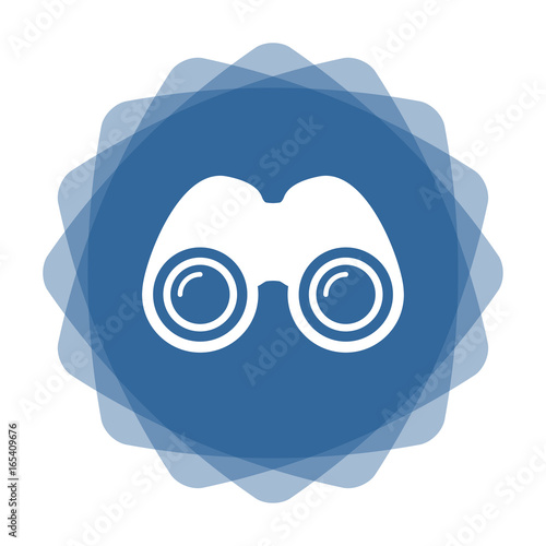 App Icon blau Fernglas