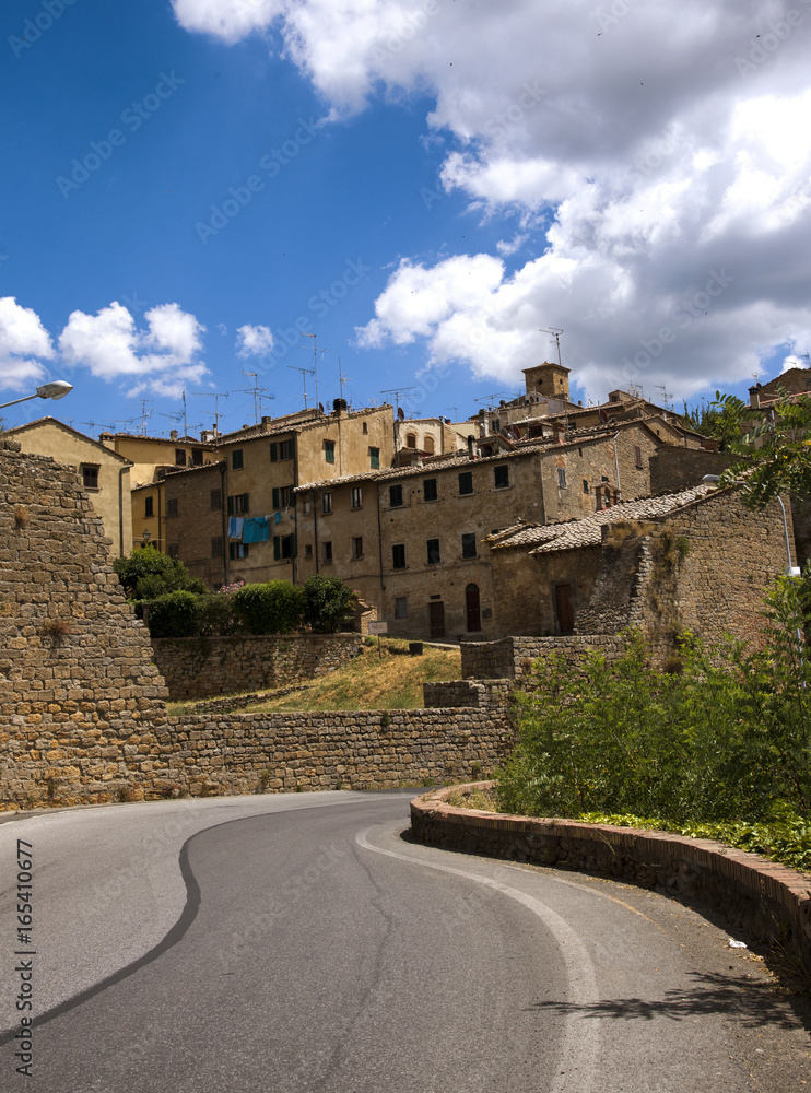Volterra beautiful medieval town in Tuscany, Italy