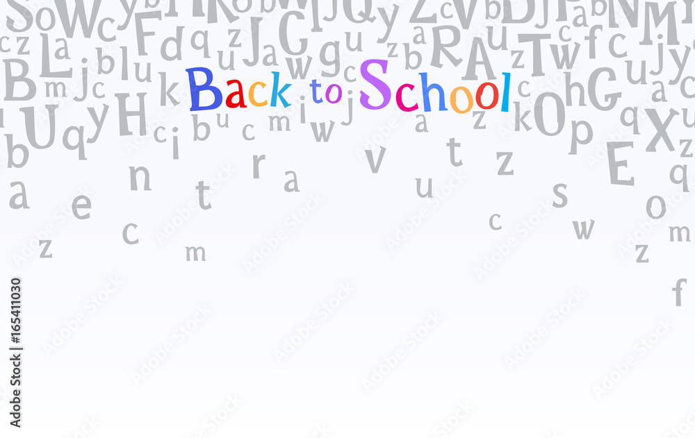 Seamless border with school elements. Back to school. Seamless border with school elements. Back to school.