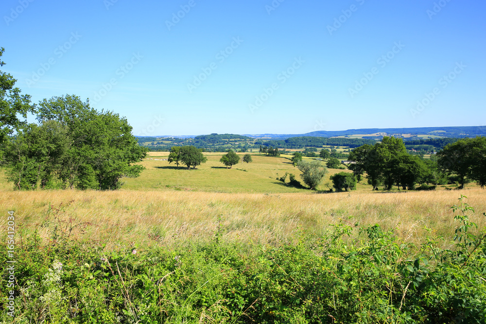 The Parc Naturel Regional de Morvan in Burgundy, France