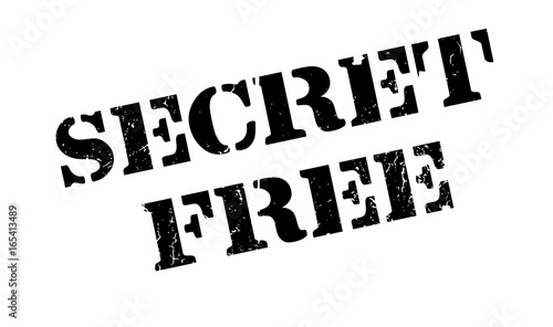 Secret Free rubber stamp. Grunge design with dust scratches. Effects can be easily removed for a clean, crisp look. Color is easily changed.