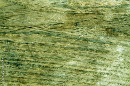 Принти на полотні Green toned wooden board surface.