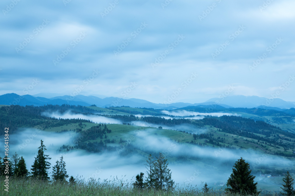 Beautiful landscape on mountain Beautiful landscape on mountain
