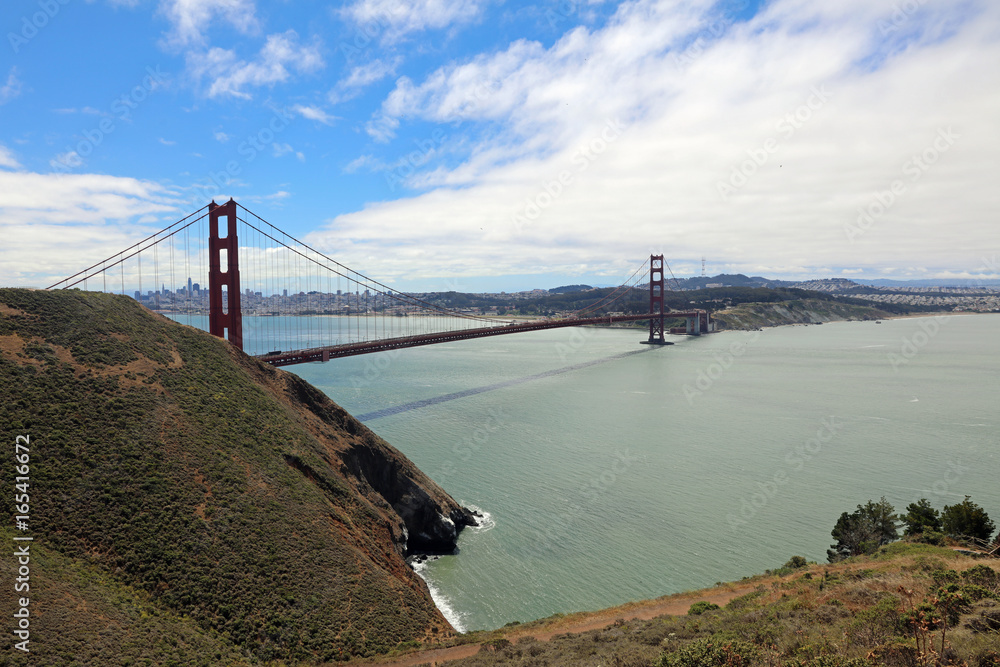 Golden Gate Bridge in San Francisco. California. USA 