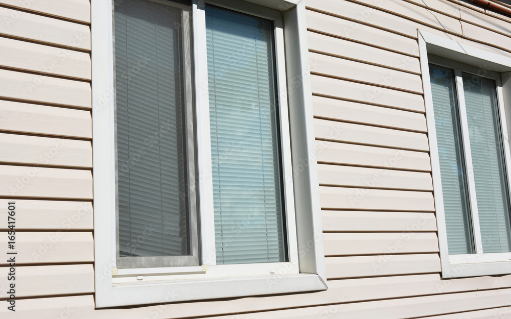 Fototapeta premium Close up on mosquito wire screen. A mosquito windows net offers protection against mosquitos.