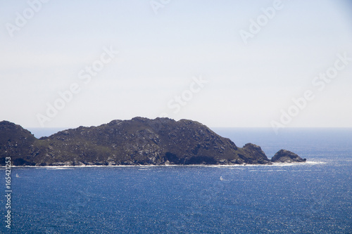 Views of the Cies Islands from Monte do Facho in Cangas, Galicia, Spain © J. Ossorio Castillo