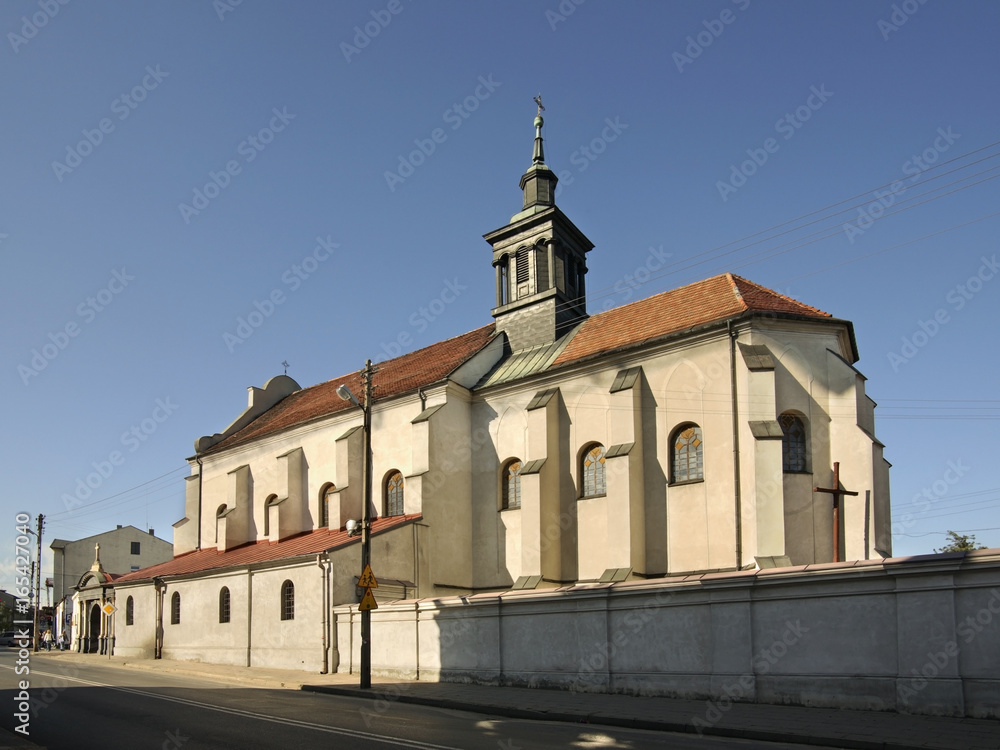 Dominican monastery complex and church of St. Jack and St. Dorothy in Piotrkow Trybunalski. Poland