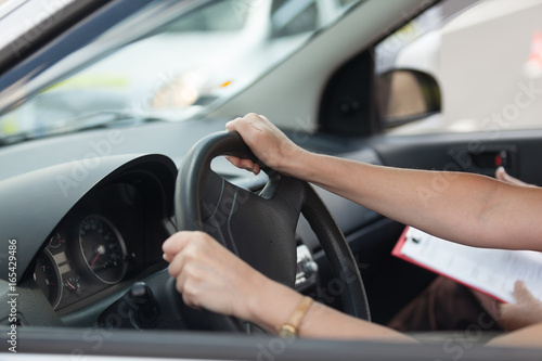 Foto Learning to drive a car