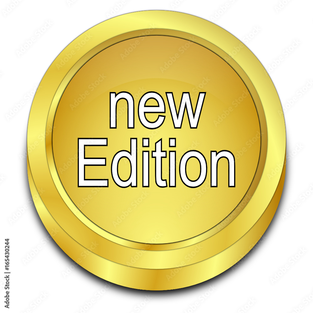 New Edition Button - 3D illustration