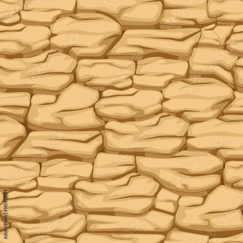 Vector cracked pattern earth, seamless texture desert soil
