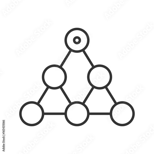 Hierarchy linear icon