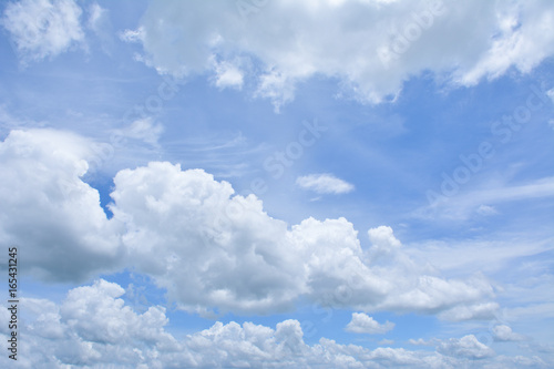 Blue sky cloud background