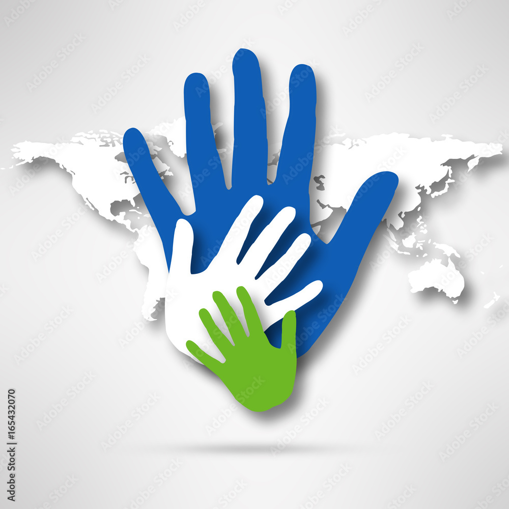 Hands logo design Hands logo design