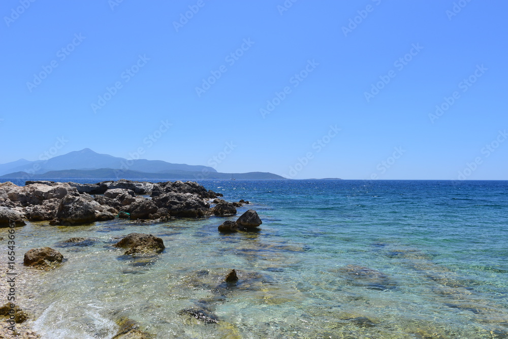 Traumstrände auf Insel Samos in der Ostägäis - Griechenland 