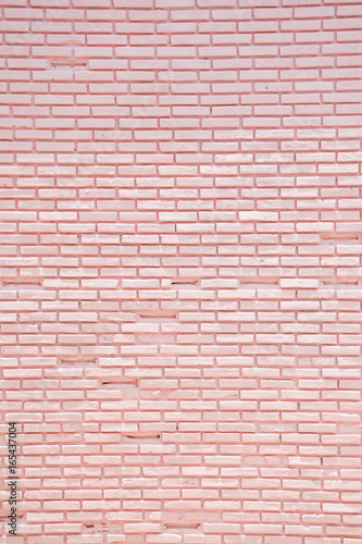 Brick wall pink background