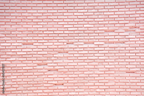 Brick wall pink background