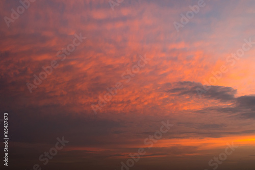 sunset sky clouds © SUPHANSA