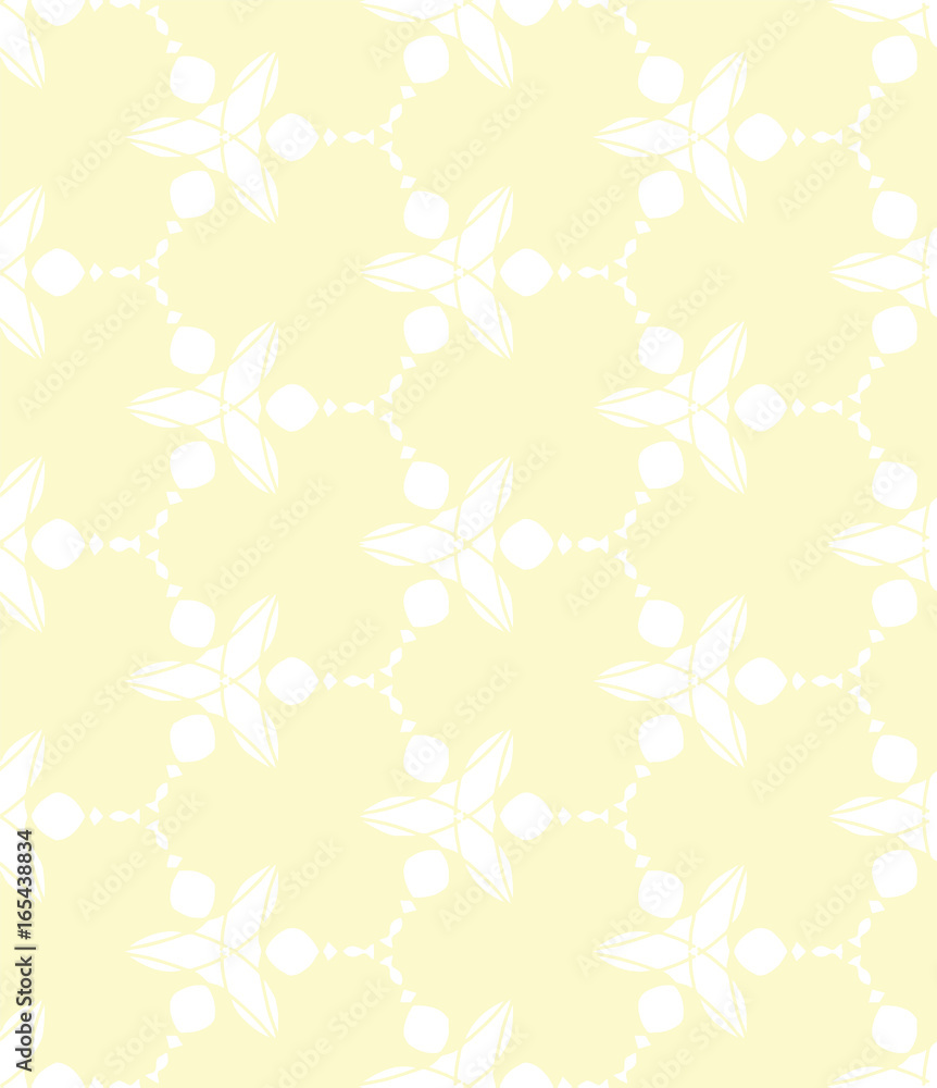 Seamless Floral Geometric Repeating Illustration Vector