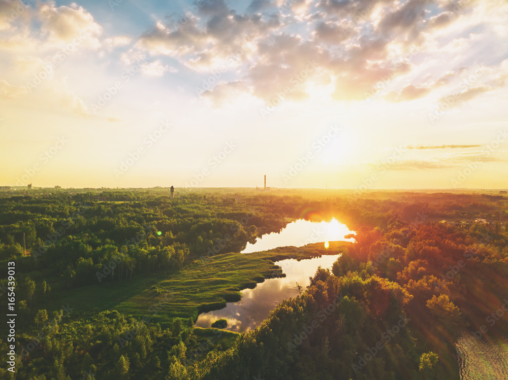 Sosnowiec Borki z powietrza
