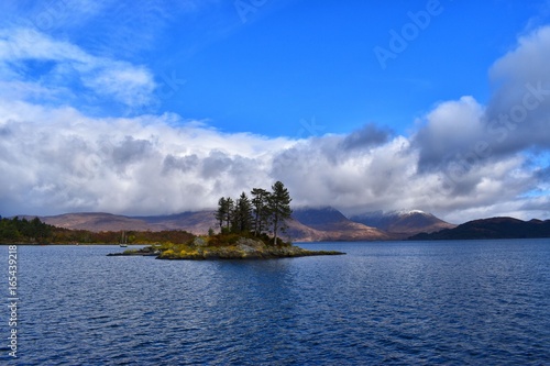 Island loch in Scotland