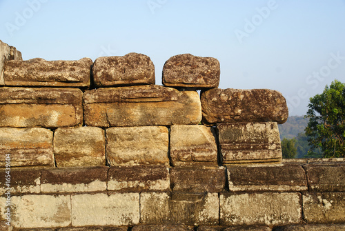 Rock Pattern in Barong Temple