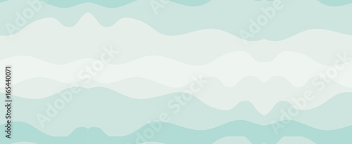 Hand drawn vector abstract minimalistic seamless pattern with ocean and sea waves in blue colors
