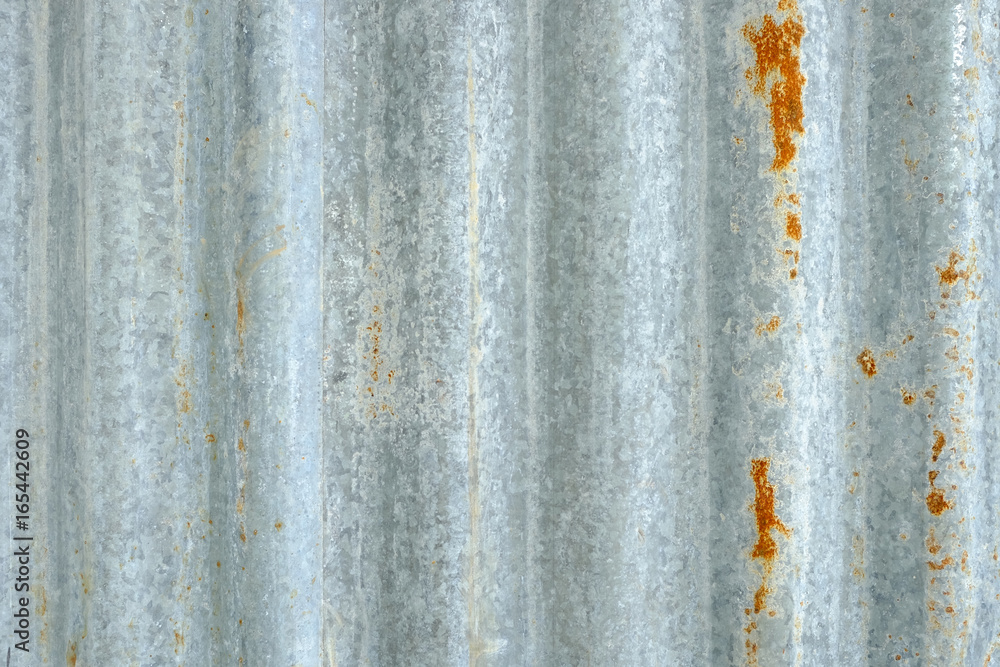 Closed up old and rusted zinc roof texture Closed up old and rusted zinc roof texture