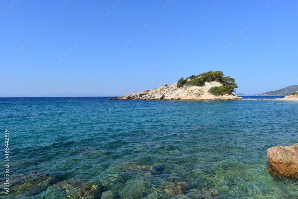Kokkari auf Insel Samos in der Ostägäis - Griechenland 