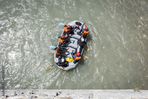 Rafting su fiume