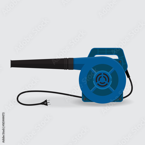 Electric blower vector flat design.