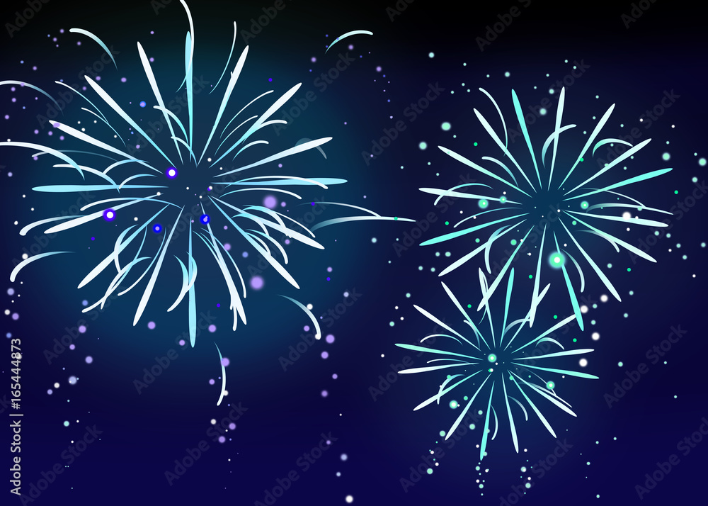 Fototapeta premium fire works