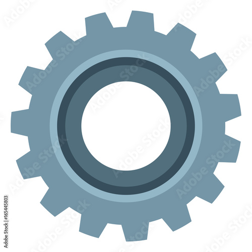 Vector Single Icon - Mechanical Gear.
