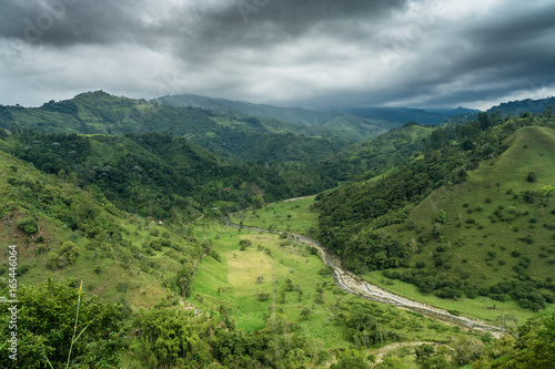Landschaft nahe Salente  Zona Cafetera  Kolumbien