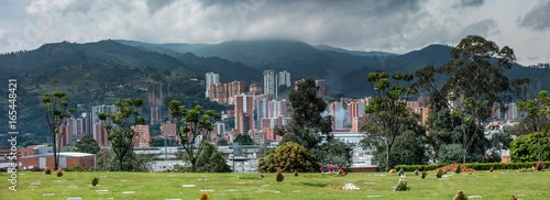 Bild auf Leinwand Aussicht auf Medellin, Kolumbien