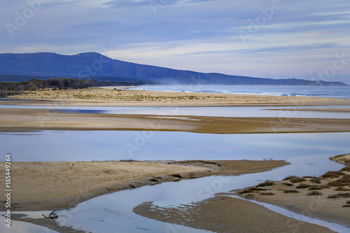 Fototapeta Naklejka Na Ścianę i Meble -  Ocean beach landscape near Mallacoota town, Victoria, Australia