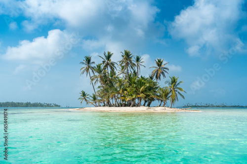 Paradisische Insel und Strand in Guna Yala  San Blas Inseln  Panama