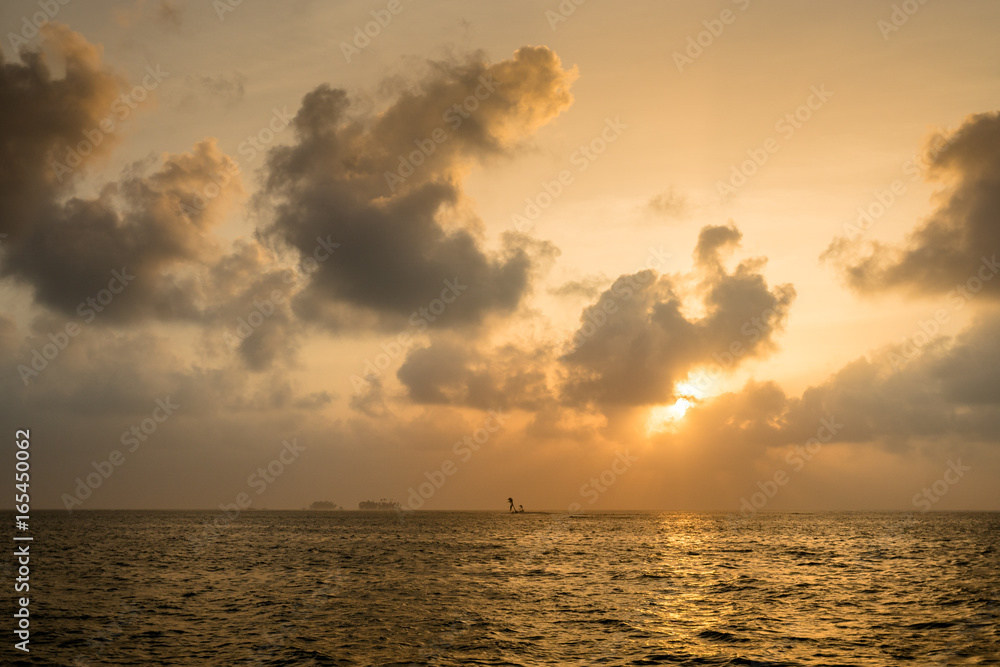 Sonnenuntergang in Guna Yala, San Blas Inseln, Panama