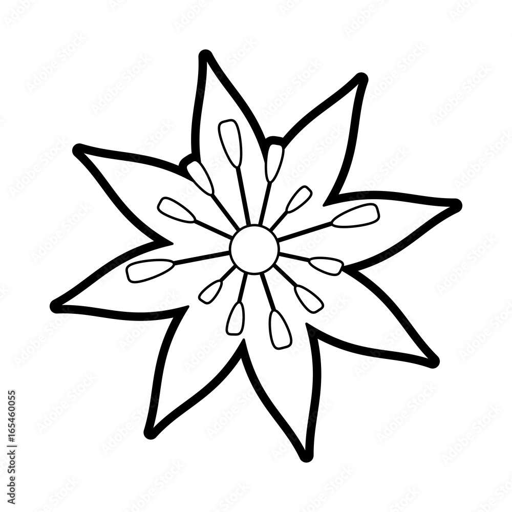 single paint flower icon image single paint flower icon image