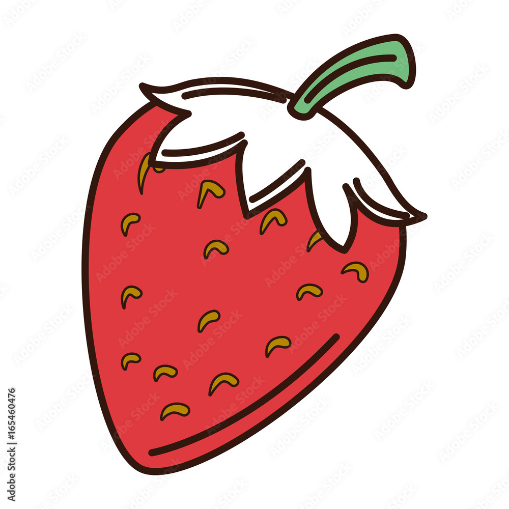 strawberry fresh fruit icon vector illustration design strawberry fresh fruit icon vector illustration design