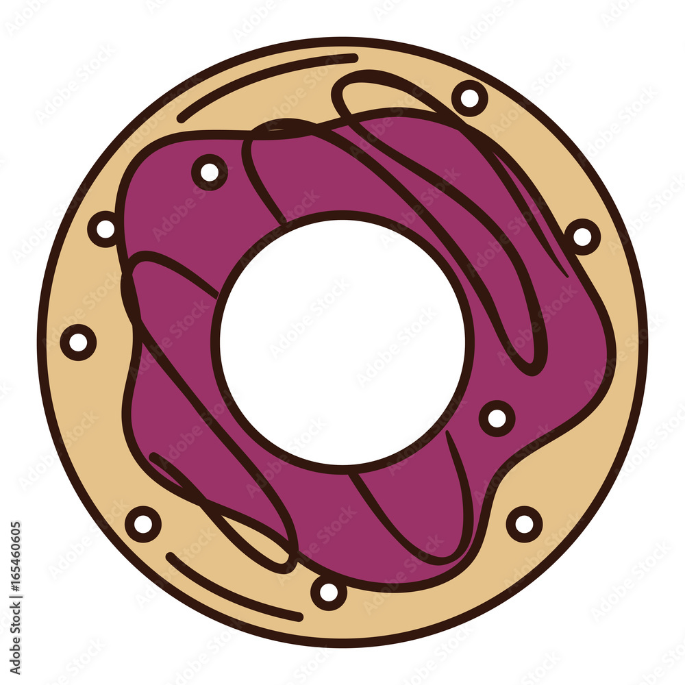 delicious donut isolated icon vector illustration design delicious donut isolated icon vector illustration design