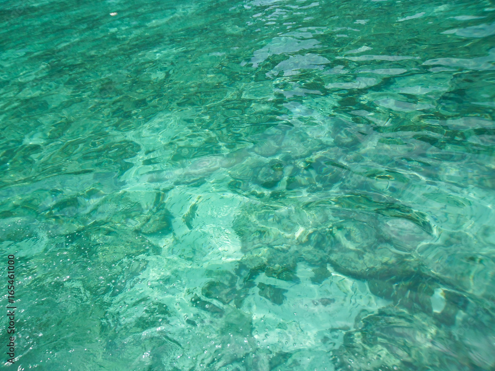 Agua de mar cristalina