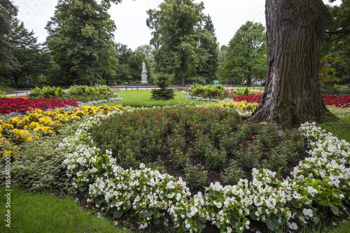 Canvas Print tiergarten park berlin germany