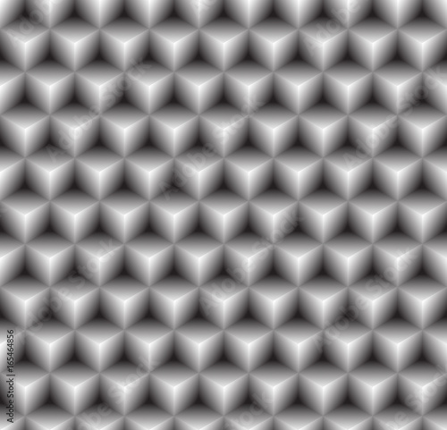 Abstract geometric triangle hexagon seamless pattern background