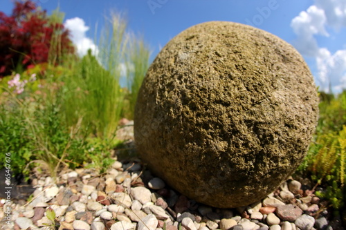 Stone in the garden. © fotodrobik